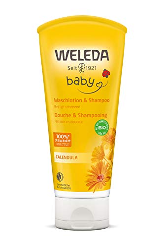 Weleda BCBW - Champú y Gel De Ducha De Caléndula 200 ml ud., 1 unidad