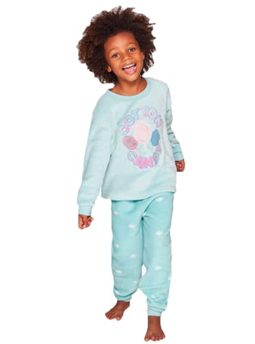 MUYDEMI 630303 - Pijama Coralina Niña Piruletas Niñas Color: Tiffany Talla: 16 años