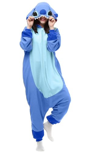 shelovely Pijama Unisexo Onesie Kigurumi Cosplay Ropa de Animal Pijamas Tipo Mono para Mujer Uomo