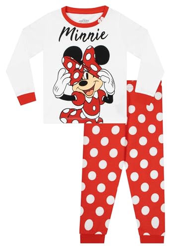 Disney Minnie Mouse Pijama | Pijamas Niña Invierno Manga Larga 2-3 Años