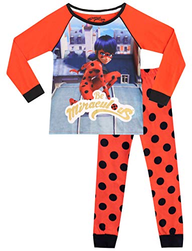 Miraculous Pijamas para Niñas Ladybug Multicolor 10-11 años