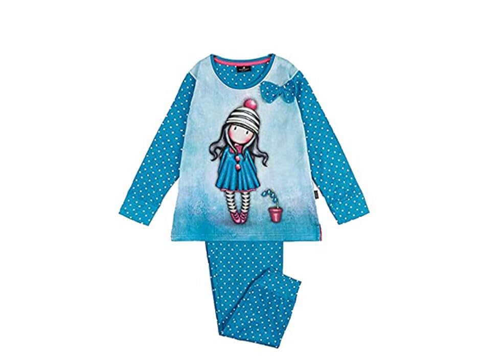 Santoro Gorjuss Pijama 2 piezas camiseta + pantalón de algodón primavera/verano original y original, ideal para niña/niña en bonita caja de regalo, 54497, 16 Años